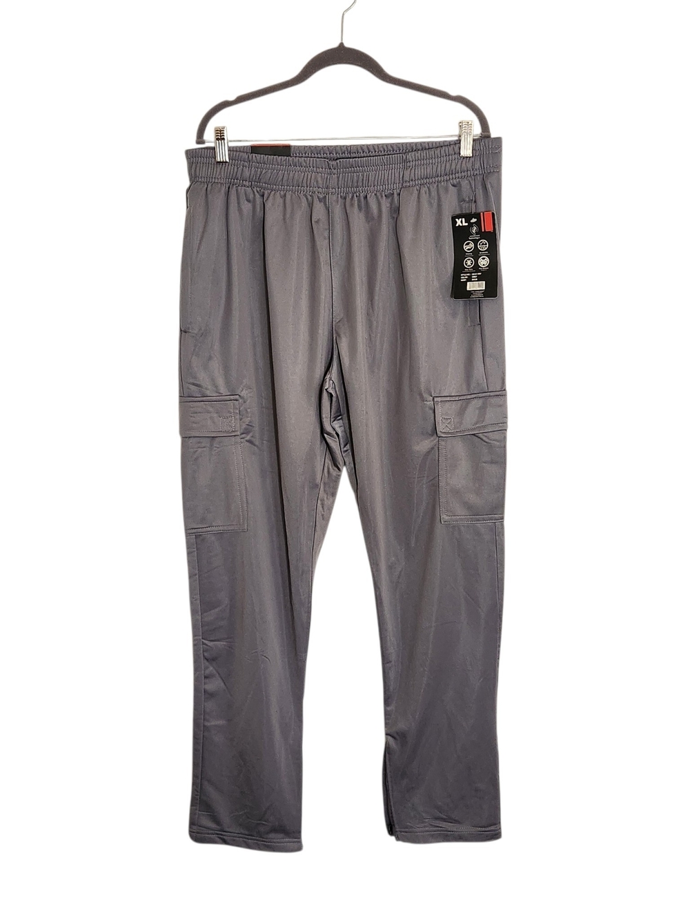 Cougar Sport Gray Cargo Jogger Pants Size XL NWT